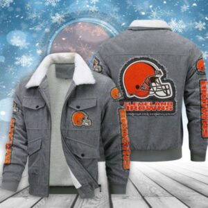 Cleveland Browns Thickened Corduroy Jacket
