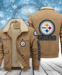 Pittsburgh Steelers Thickened Corduroy Jacket