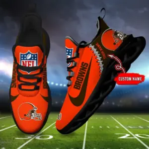 Cleveland Browns Shoes Custom Max Soul Shoes V16