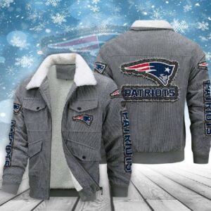 New England Patriots Thickened Corduroy Jacket