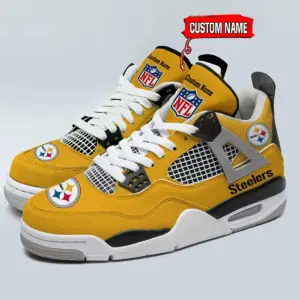 Pittsburgh Steelers Air Jordan 4 Sneaker V46