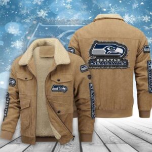 Seattle Seahawks Thickened Corduroy Jacket