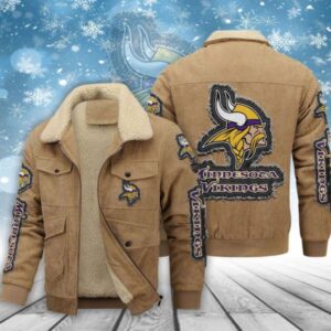 Minnesota Vikings Thickened Corduroy Jacket