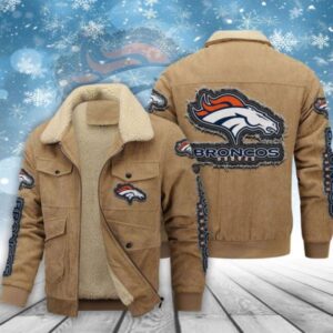 Denver Broncos Thickened Corduroy Jacket