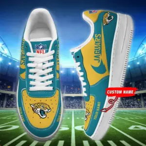 Jacksonville Jaguars Shoes AF 1 Perfect Gift For Fans V02