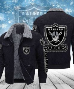 Oakland Raiders Thickened Corduroy Jacket