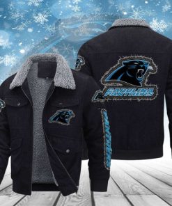 Carolina Panthers Thickened Corduroy Jacket