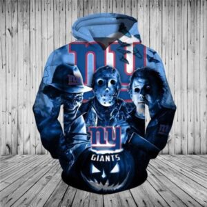 New York Giants Hoodies 3D Halloween Horror Night V14