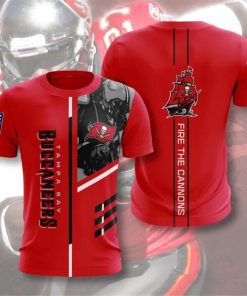 Tampa Bay Buccaneers Summer T-Shirt Casual Tee Tops V40
