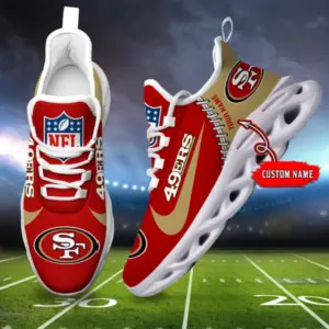 San Francisco 49ers Shoes Max Soul Custom Name V16