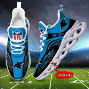 Carolina Panthers Shoes Custom Max Soul Shoes V16