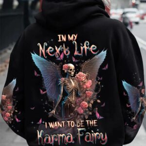 Skull Hoodies Karma Fairy Skull Skeleton Rose T-Shirts Leggings V36