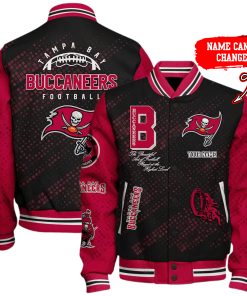 Customize Your Name With Tampa Bay Buccaneers Button Down Baseball Jacket Version 4