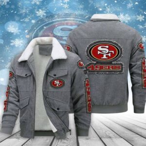 San Francisco 49ers Thickened Corduroy Jacket