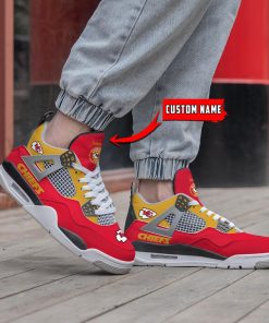 Kansas City Chiefs Air Jordan 4 Sneaker V46