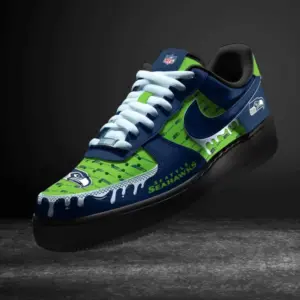Seattle Seahawks Shoes AF1 Perfect Gift For Fans V11