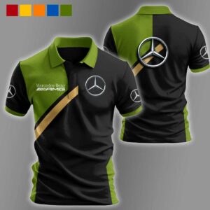 Mercedes-AMG Racing Polo Shirt - Green/Black