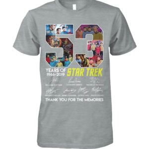 Star Trek 53th Anniversary Heather T-Shirt