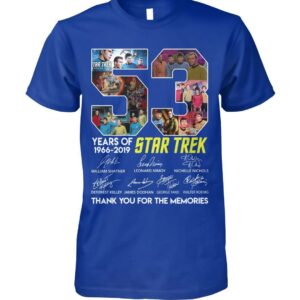 Star Trek 53th Anniversary Casual T-Shirt
