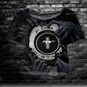 Women’s Ford Mustang Zombie Hands Crop Top - Gothic Streetwear Edition
