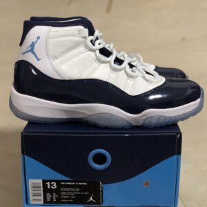 Air Jordan 11 Retro "Win Like '82" UNC High Top Basketball Sneakers