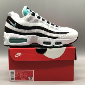 Nike Air Max 95 "Black Border" White Black Teal
