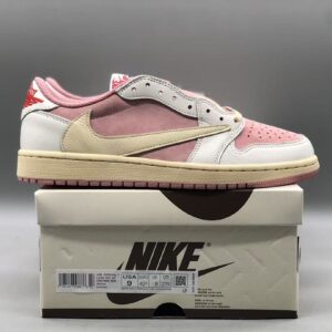 Travis Scott x Air Jordan 1 Low "Shy Pink"