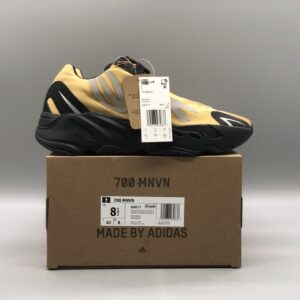 Adidas Yeezy Boost 700 MNVN "Honey Flux" Yellow Black Chunky Sneakers