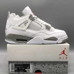 Air Jordan 4 Retro OG White Cement Sneakers