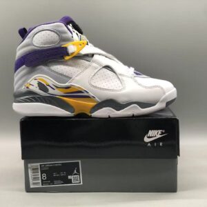 Air Jordan 8 Lakers White Blue Purple 305381-107