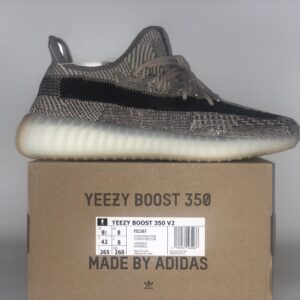 Yeezy Boost 350 V2 Zyon Grey Black Knit Casual Running Shoes Unisex Sneakers
