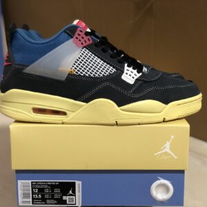 Air Jordan 4 Retro x Union LA "Off Noir" Sneakers