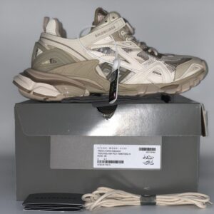 Balenciaga Track 2 Sneakers in Beige and Khaki