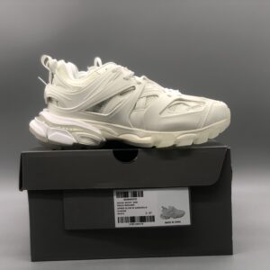Balenciaga Track 2 White Hollow Out Chunky Dad Sneakers