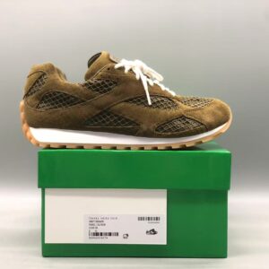Bottega Veneta Orbit Suede Low-Top Sneaker
