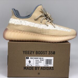 Adidas Yeezy 350 V2 Linen Cream Trendy Knit Sports Shoes