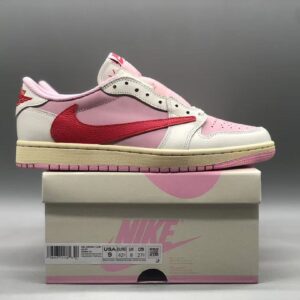 Travis Scott x AJ1 Low Shy Pink IQ7604-101