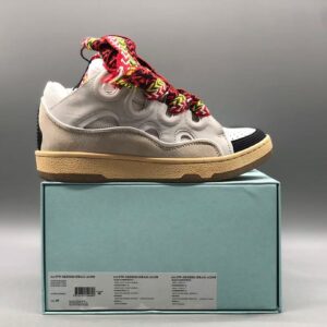 Lanvin Curb Sneaker Leather White FW-SKDK02-DRAG