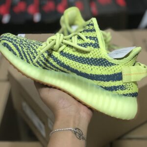 Yeezy 350 V2 Black Reflective Unisex Breathable Knit Boost Casual Sports Sneakers