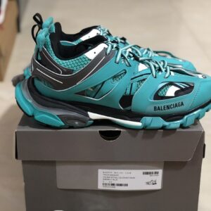 Balenciaga Track Sneaker in Emerald Blue
