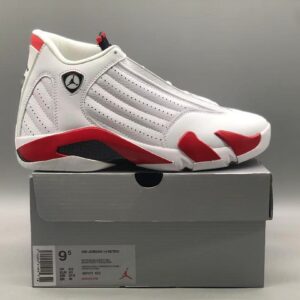 Air Jordan 14 Candy Cane White Red 487471-100
