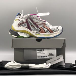 Balenciaga Runner Multi-Color Patchwork Mesh Technical Dad Sneakers