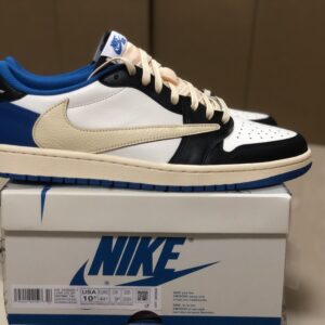 Travis Scott x Air Jordan 1 Low Fragment Designer Sneakers