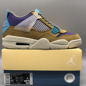 Union LA x Air Jordan 4 Retro "Desert Moss" Collaboration Sneakers