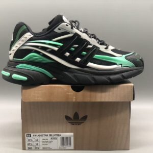 adidas Originals Jellyfish Black & Green Retro Sneakers