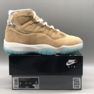 Air Jordan 11 Retro "H-TOWN" Wheat & Blue High-Top Sneakers