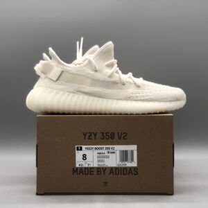 Adidas Yeezy Boost 350 V2 Bone Off White Breathable Knit Running Sneakers