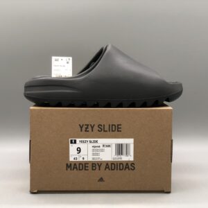 Adidas Yeezy Slide Onyx Black One-Piece Foam Casual Slides