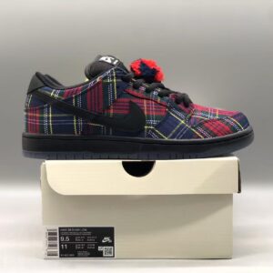 Nike SB Dunk Low × Nardwuar Plaid Pattern Skate Shoes