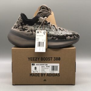 Adidas Yeezy Boost 380 Stone Salt Camo Knit Running Sneakers